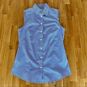 Banana Republic tailored-fit sleeveless shirt